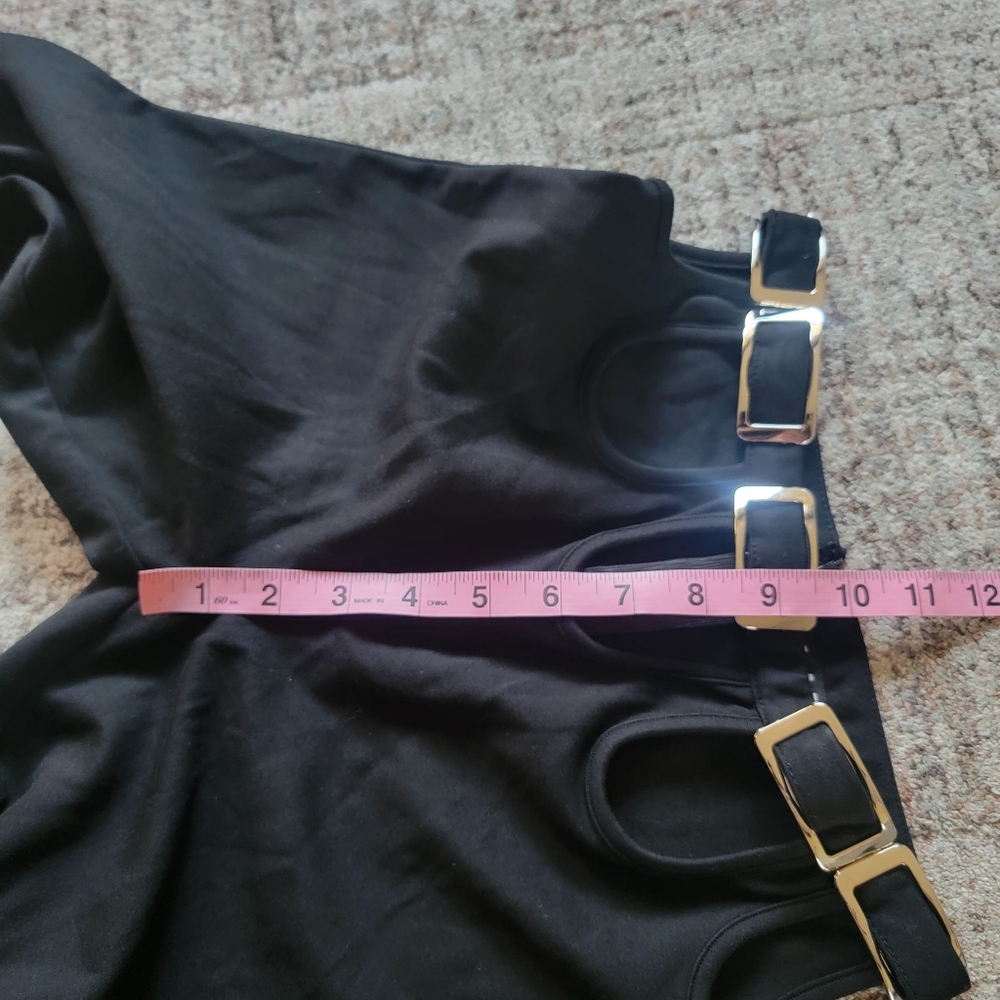 I.AM.GIA Kyla Full‎ Length Tall Mid Rise Cutout Stretch Ponte Flare Pants XXS - Picture 11 of 16
